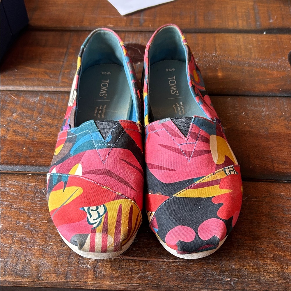 Tom’s Colorful Slip-On Canvas Shoes
